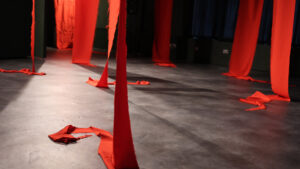 Incorporating immersive audio into a collaborative project for live art