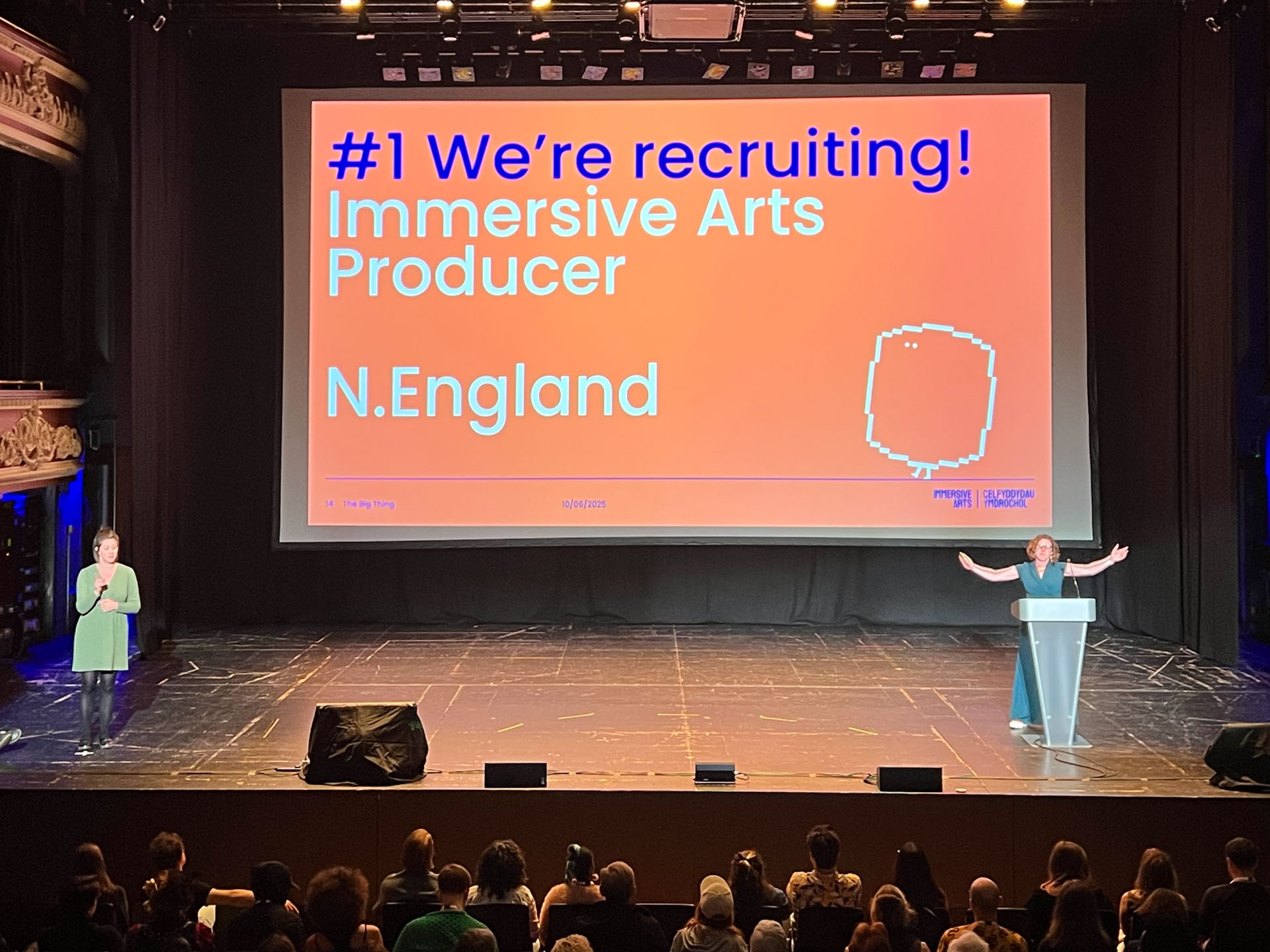 We’re recruiting! Immersive Arts Producer: North of England