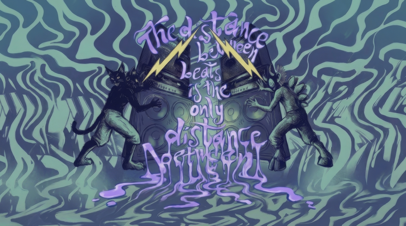 The Distance Between Beats Is The Only Distance Between Us