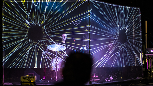 Audiovisual Percussion in Immersive Performance